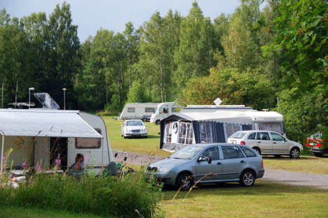 Torne Camping ved søen Åsnen