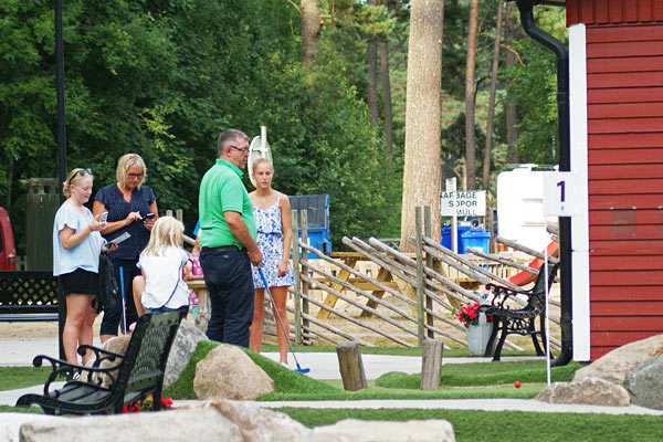 Minigolf på Värnamo Camping