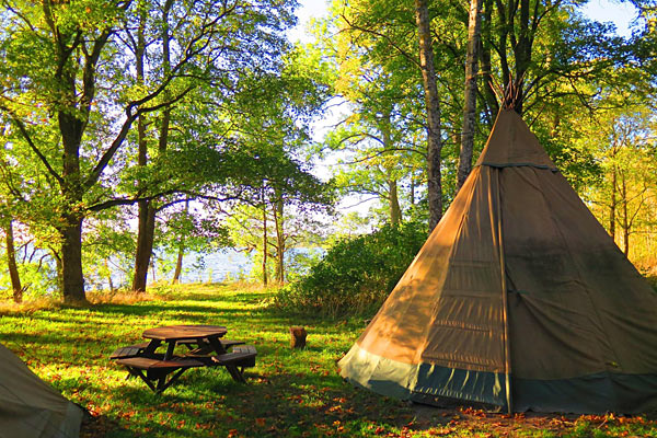 Teltferie i tipi Teltferie i tipi