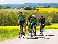 "Bjergkørsel" på cykel i Halland