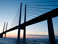 Færger og bro til Sverige