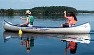 Kanotur på Lagaleden. Foto: Ulf Lundin/imagebank.sweden.se