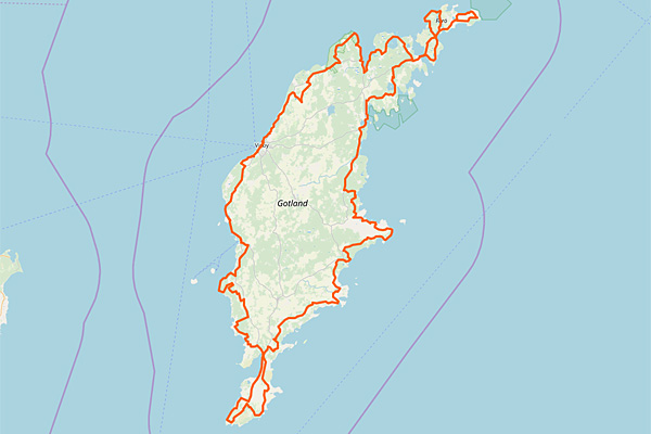 Gotlandsleden på OpenStreetMap Gotlandsleden på OpenStreetMap