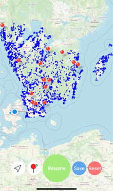 Naturreservater, nationalparker og kulturreservater i Sydsverige som GPX-fil