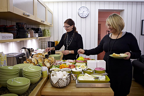 Morgenbuffet på Riverside Hotel Morgenbuffet på Riverside Hotel