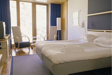 Hotelværelse på Smögens Hafvsbad, Sverige