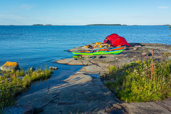 Kajakture i Blekinge skærgård