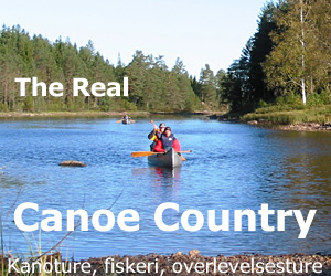 Tag på kanotur i Vildmarken i Värmland