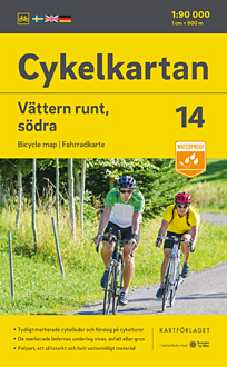 Cykelkartan 14. Målestok 1:90.000