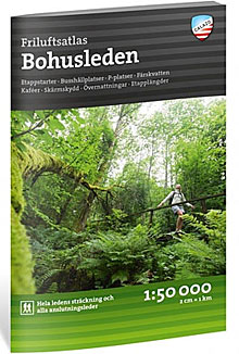 Friluftsatlas Bohusleden 1:50.000