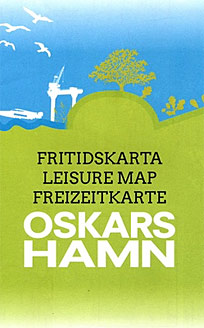 Fritidskarta Oskarshamn. Målestok ca. 1:55.000