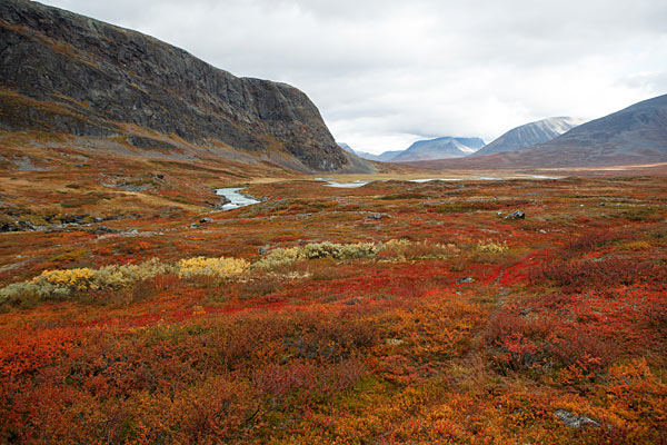 På vej mod Sälka. September måned er årets smukkeste på fjeldet