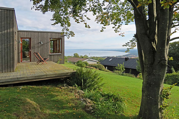 Udsigt fra sommerhuset i Båstad Udsigt fra sommerhuset i Båstad