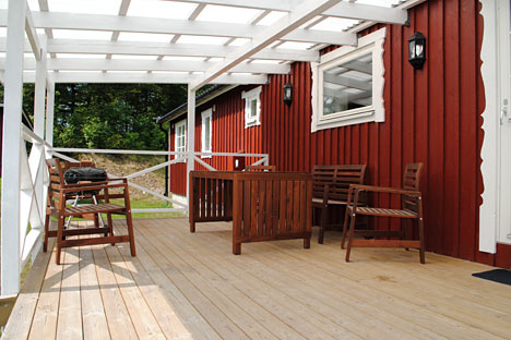 Sommerhusets terrasse Sommerhusets terrasse