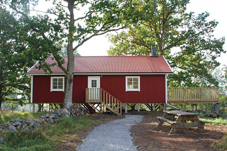 Feriehus med spændende veranda