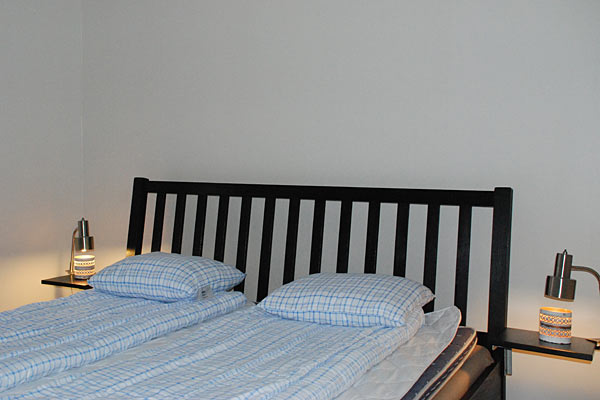 Soveværelse i feriehuset Blåbär ved Vimmerby