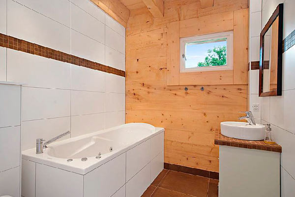 Luxury Cabin, badeværelse