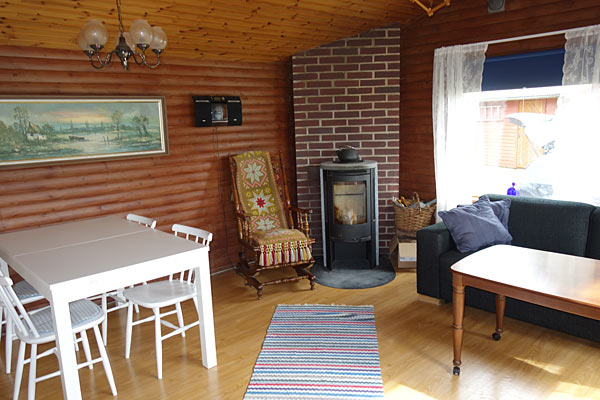 Stuen i sommerhuset ved Vitasjön Stuen i sommerhuset ved Vitasjön