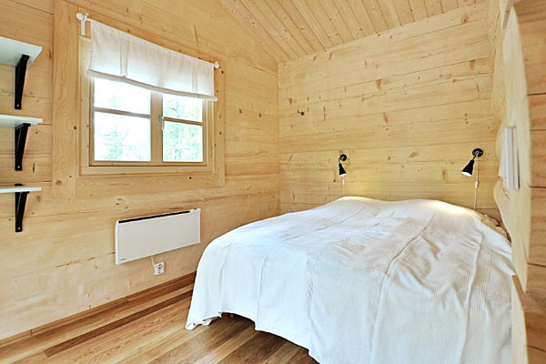 Wood Cabin, soveværelse