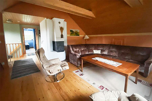 Stuen i feriehuset i Småland Stuen i feriehuset i Småland