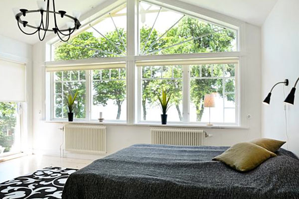Sommerhuset har fem soveværelser Sommerhuset har fem soveværelser