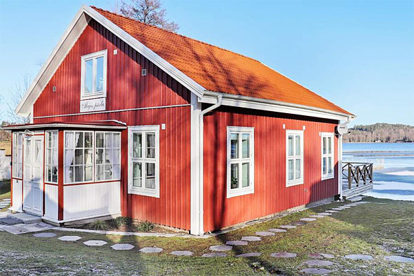 Sommerhus til 14 personer ved Unnaryd i Halland