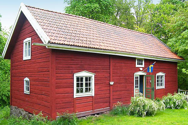 Feriehus ved Vimmerby i Småland til otte personer