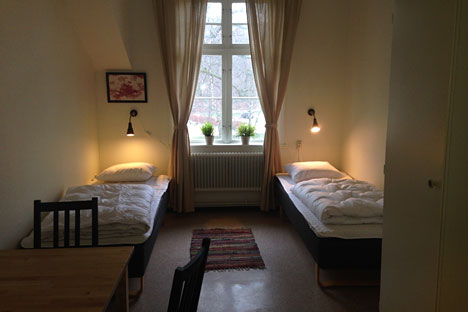 Dobbeltværelse på Ronneby Vandrehjem