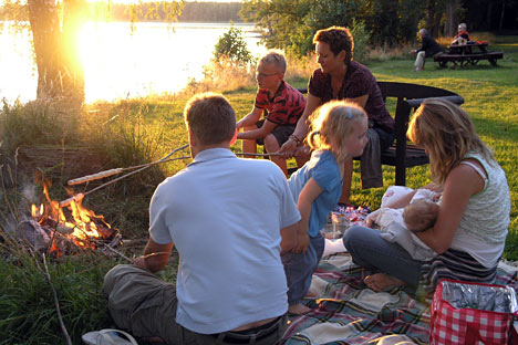 Familieferie ved bålpladsen Familieferie ved bålpladsen